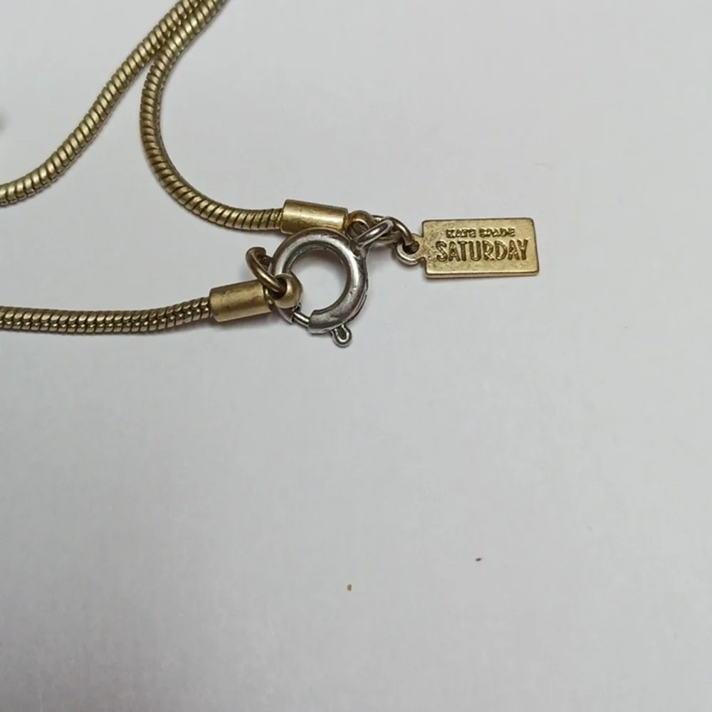 KATE SPADE TUBULAR NECKLACE Saturday 22